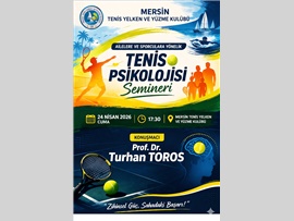 TENİS PSİKOLOJİSİ SEMİNERİNE DAVETLİSİNİZ...!