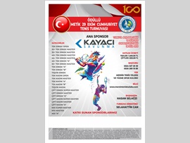 ÖDÜLLÜ METİK 29 EKİM CUMHURİYET TENİS TURNUVASI BAŞLIYOR.